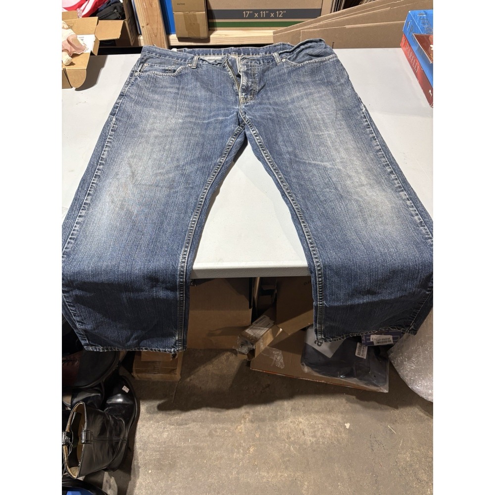 Levis 559 42x30 Baggy Relaxed Straight Leg Jeans Adult Blue Denim